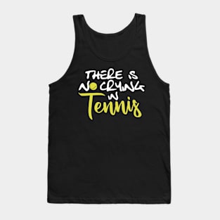 No Crying in Tennis, White Tank Top